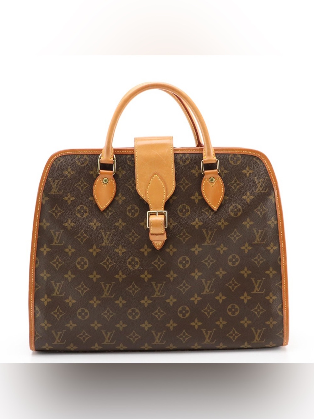 LOUIS VUITTON Rivoli Business Bag in Monogram Canvas and Vachetta Leather